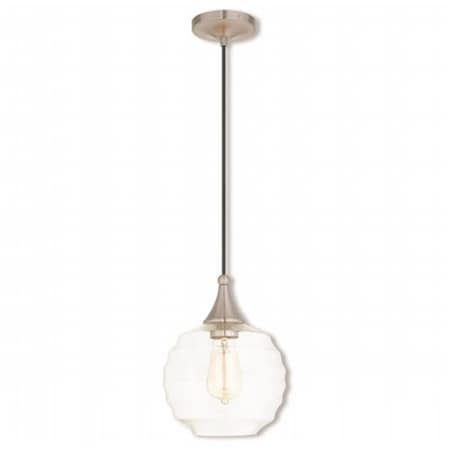 Brushed Nickel Mini Pendant Light, 12.5 - 80 In.